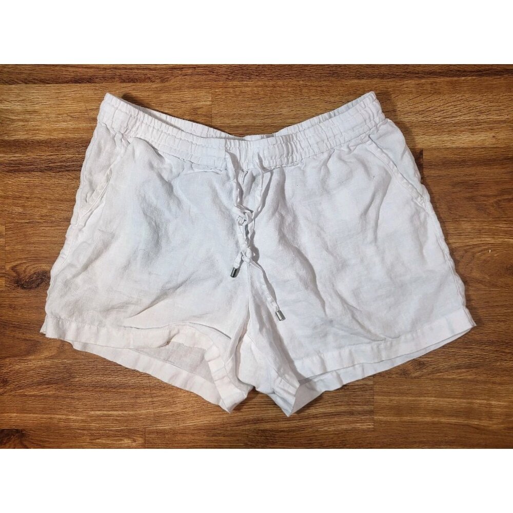 Tommy Bahama Linen Pull On Shorts Sz L White